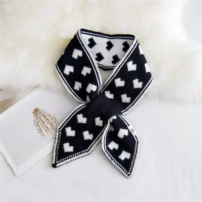 10*90 cm Jesen Zima Oštar kut Križni pleteni vuneni šal Dvostrani dvobojni dugi svestrani modni kompaktni topli šalovi