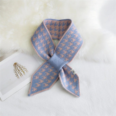 10*90 cm Jesen Zima Oštar kut Križni pleteni vuneni šal Dvostrani dvobojni dugi svestrani modni kompaktni topli šalovi