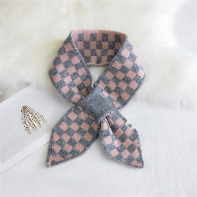 10*90 cm Jesen Zima Oštar kut Križni pleteni vuneni šal Dvostrani dvobojni dugi svestrani modni kompaktni topli šalovi