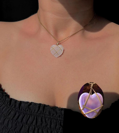 Trend prirodni kamen Hexagon Crystal Rose Quartz Opal Star Privjesak Ogrlica za žene Fluorit Lapis Bullet Pendulum Nakit Poklon