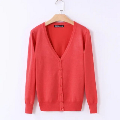 Kampsun Kootud kardigan-nööbiga jope 2022. aasta sügisene V-kaelusega avara, suurte pikkade varrukatega vabaaja topid naistele kampsun 6XL