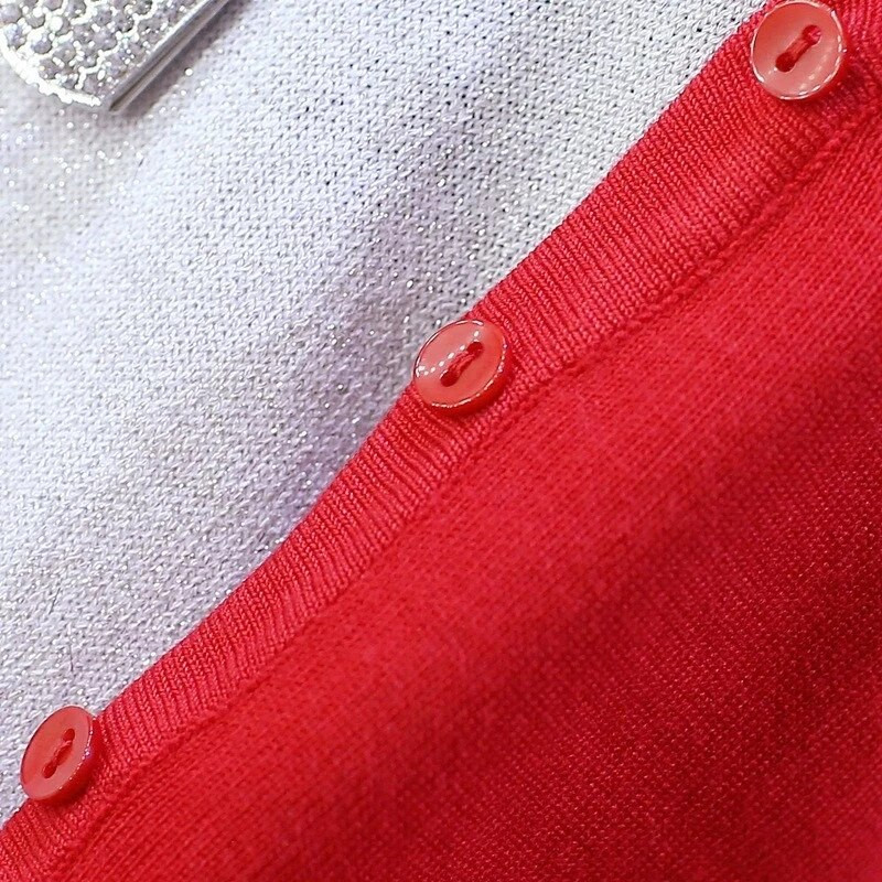 Kampsun Kootud kardigan-nööbiga jope 2022. aasta sügisene V-kaelusega avara, suurte pikkade varrukatega vabaaja topid naistele kampsun 6XL