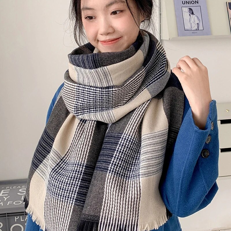 Super mekani, luksuzni kašmirski šal za žene, zimski šal, luksuzni ženski šalovi na dar, mekana udobna odjeća za cijeli dan