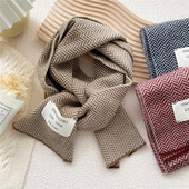 Ziemas silts lakats Sieviešu dizains vienkrāsains adīšana biezas šalles Sieviešu mīksts balts melns zils ins Neckercheif Pashmina šalle