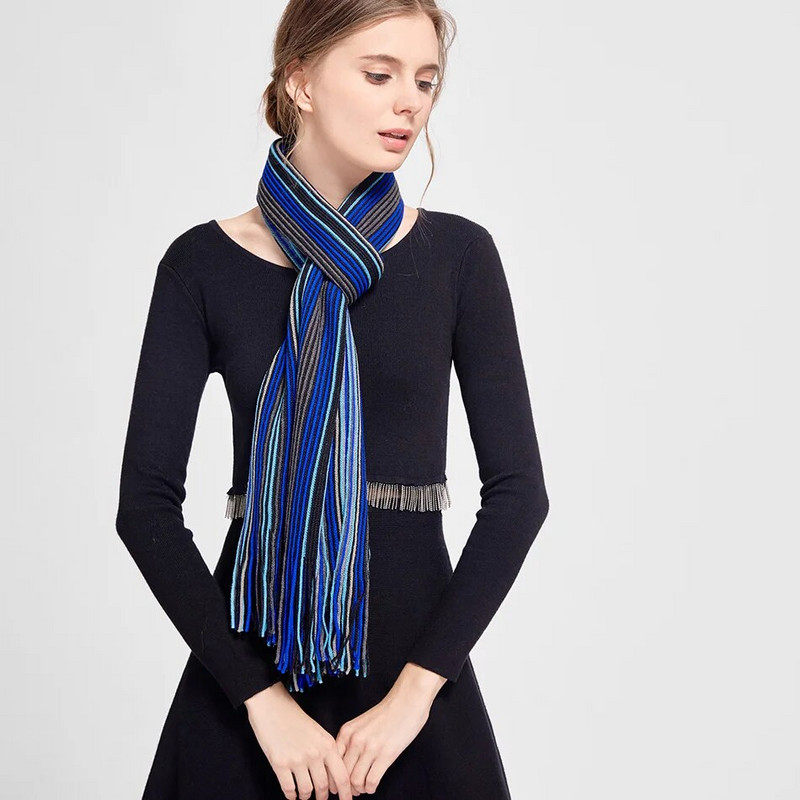 SAN VITALE Ženski šalovi Šalovi Zimski topli šal Luksuzni brend Mekani modni omoti Vuna Kašmir Svileni hidžab Bandana za vruću prodaju