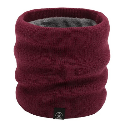 Naiste kootud sall Solid Cashmer-like Talve Snood Sallid Naiste Villane Hoia soojas Villane karusnahk Paks Unisex Meeste Kaelasallid Rõngas