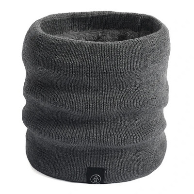 Naiste kootud sall Solid Cashmer-like Talve Snood Sallid Naiste Villane Hoia soojas Villane karusnahk Paks Unisex Meeste Kaelasallid Rõngas