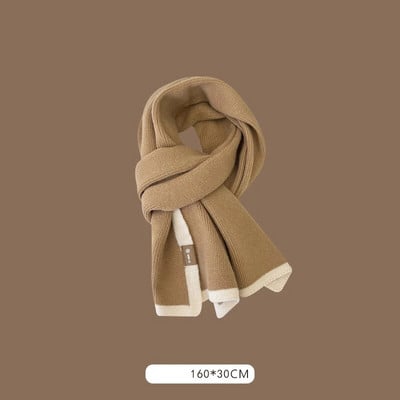 Ženski šal u smeđem stilu, modni karirani šalovi, rešetkasti zima, jesen, topli rešetkasti veliki šalovi, darovi