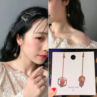 Naušnice s kopčom u korejskom stilu Naušnice s štipaljkom bez probušenih naušnica Moda za rođendansku zabavu u obliku cvjetnog srca Slatke naušnice s kopčom za uši Poklon