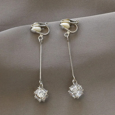 Naušnice s kopčom u korejskom stilu Naušnice s štipaljkom bez probušenih naušnica Moda za rođendansku zabavu u obliku cvjetnog srca Slatke naušnice s kopčom za uši Poklon