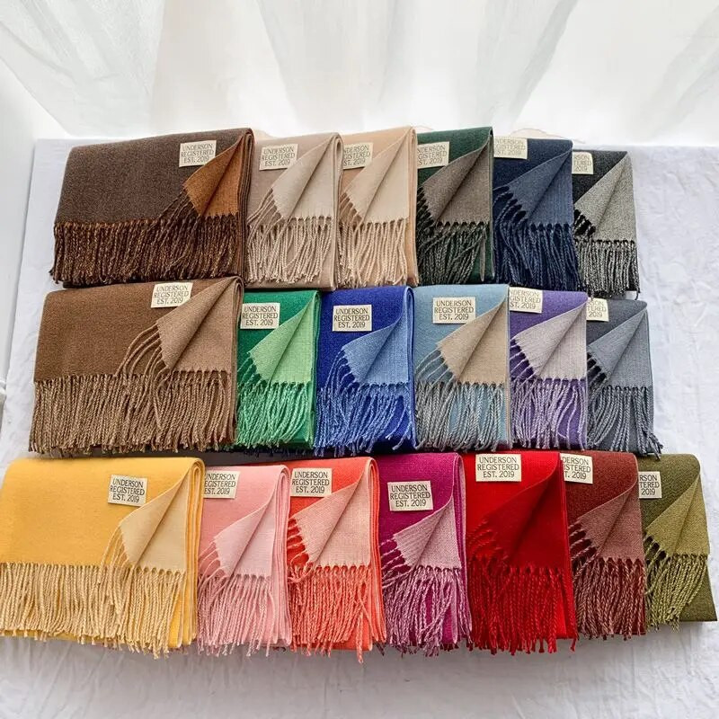 Egyszínű sál, Pashmina Feel kendők és pakolások estélyi ruhákhoz Sálak, Női őszi téli takaró sál, nagy sálak