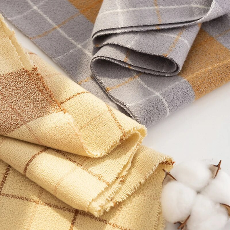 Ženski dugi karirani pokrivač šal, zdepast preveliki topli šal za zimu/jesen, veliki tartan šalovi, ženski darovi sa omotanim šalom