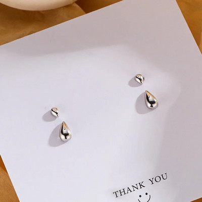 Divatos ezüst színű tulipán virágos fülbevaló női lányoknak, egyszerű, egyedi, édes romantikus ékszerparti 2023-ban, új trend