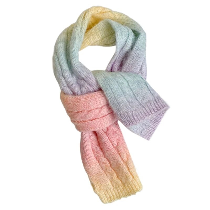 Preljevni šalovi za žene Šal Lagani gradijent šal Pašmina Topla zima Kašmir Feel šal Ženski debeli šal