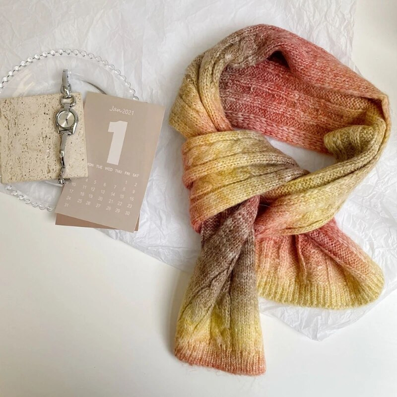 Preljevni šalovi za žene Šal Lagani gradijent šal Pašmina Topla zima Kašmir Feel šal Ženski debeli šal