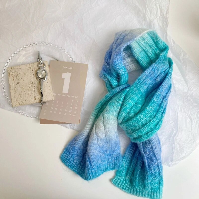 Preljevni šalovi za žene Šal Lagani gradijent šal Pašmina Topla zima Kašmir Feel šal Ženski debeli šal