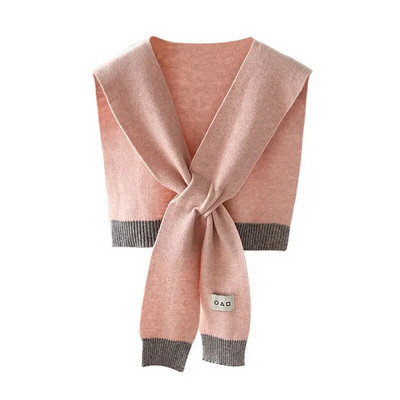 Šalovi za žene, pulover pleteni šalovi s čvorovima, šalovi za ležerna putovanja, ogrtači na ramena, modni omoti