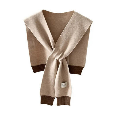 Šalovi za žene, pulover pleteni šalovi s čvorovima, šalovi za ležerna putovanja, ogrtači na ramena, modni omoti