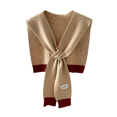 Šalovi za žene, pulover pleteni šalovi s čvorovima, šalovi za ležerna putovanja, ogrtači na ramena, modni omoti