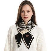 Houndstooth 2023 Novi karirani luksuzni brend Pleteni šal od kašmira za žene Zima Topli dugi mršavi mali šal Maramice