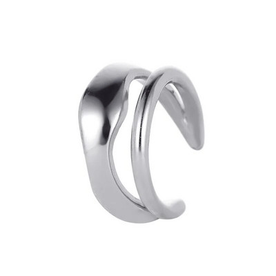 1PC Ženske punk polukružne naušnice s iskrivljenom štipaljkom Naušnice za žene Nakit Chic kopče za ušnu kost Poklon manžety serʹgi