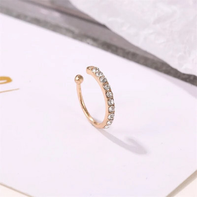 1PC Ženske punk polukružne naušnice s iskrivljenom štipaljkom Naušnice za žene Nakit Chic kopče za ušnu kost Poklon manžety serʹgi