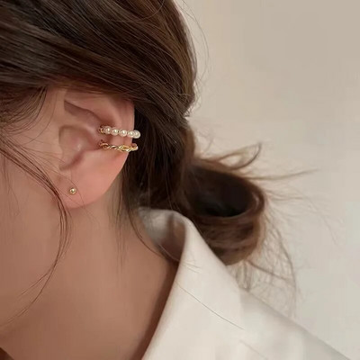 1PC Ženske punk polukružne naušnice s iskrivljenom štipaljkom Naušnice za žene Nakit Chic kopče za ušnu kost Poklon manžety serʹgi