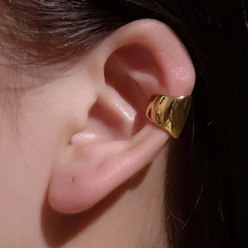 1PC Ženske punk polukružne naušnice s iskrivljenom štipaljkom Naušnice za žene Nakit Chic kopče za ušnu kost Poklon manžety serʹgi