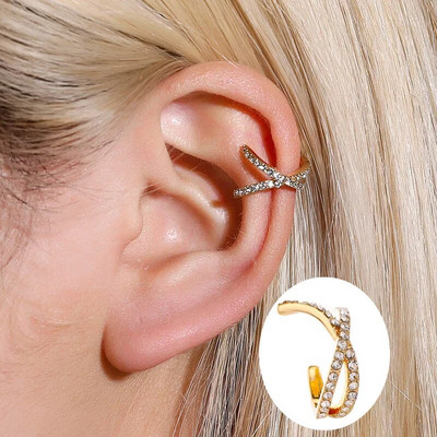 10 gab. Nerūsējošā tērauda saspraude uz auss aproces auskari viltus skrimšļu auskari Lot bez pīrsings klips uz auskariem komplekts auskari sievietēm