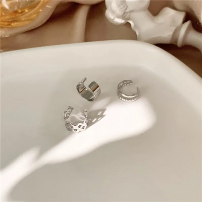 10 gab. Nerūsējošā tērauda saspraude uz auss aproces auskari viltus skrimšļu auskari Lot bez pīrsings klips uz auskariem komplekts auskari sievietēm