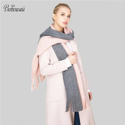 BOHOWAII Bufanda Női Téli Kasmír Sálak Divat Patchwork Sál Hosszú Bojt Poncho Feminino Inverno