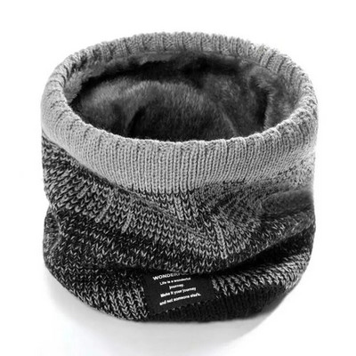 2023. gada modes sieviešu trikotāžas šalle Cieta kašmira Ziemas Snood Šalles Sieviešu siltas vilnas kažokādas biezas unisex vīriešu slēpošanas kakla riņķa šalles