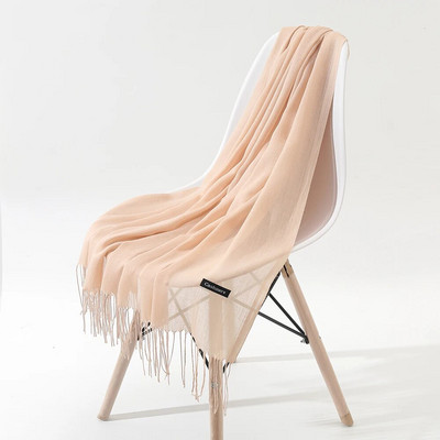 Μασίφ κασμίρ Πασμίνα Λεπτό χειμωνιάτικο ζεστό κασκόλ Γυναικείο σάλι μακριά φούντα με απαλή αίσθηση Χειμερινά γυναικεία κασκόλ για γυναίκες