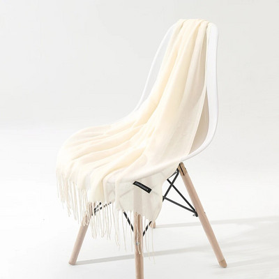 Μασίφ κασμίρ Πασμίνα Λεπτό χειμωνιάτικο ζεστό κασκόλ Γυναικείο σάλι μακριά φούντα με απαλή αίσθηση Χειμερινά γυναικεία κασκόλ για γυναίκες