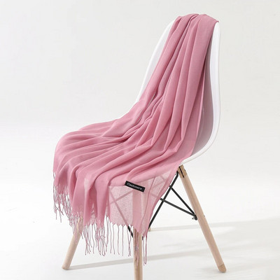 Μασίφ κασμίρ Πασμίνα Λεπτό χειμωνιάτικο ζεστό κασκόλ Γυναικείο σάλι μακριά φούντα με απαλή αίσθηση Χειμερινά γυναικεία κασκόλ για γυναίκες