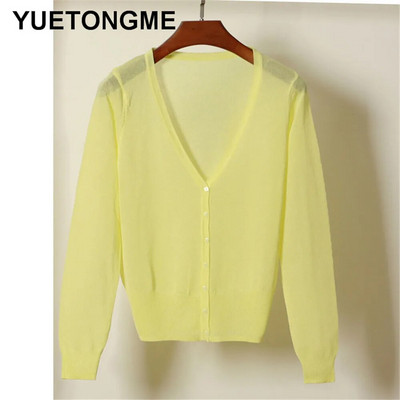 Ženski džemper s kardiganom Ženski crno-bijeli džemper s V izrezom s jednim kopčanjem Ženski pleteni džemper SW070