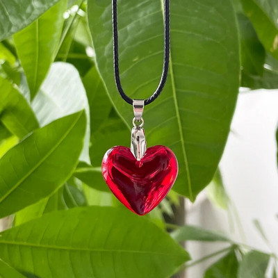 Estetska Y2k ogrlica s ljubavnim srcem iz 2000-ih za žene Moda Grunge Hip Hop Pink Hearts Privjesci Ogrlice Djevojka Rave Poklon Nakit