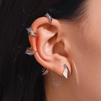 Fashion Gothic Punk Devil Claw Ear Cuffs σκουλαρίκι για γυναίκες Rock Hip Hop Κοσμήματα Ear Piercing Σκουλαρίκια με κλιπ γυναικεία σκουλαρίκια