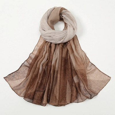 Új Retro Fashion All-match Bali Fonal Print Turbán Puha Meleg Viszkóz Pamut Sál Kendő Muszlim női Hidzsáb fejkendő 180X90CM