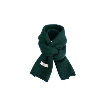 Korejski ženski zimski jednobojni pleteni vuneni podebljani šal s kopčom Termalni grijač oko vrata Muški flis skijaški motociklistički šal