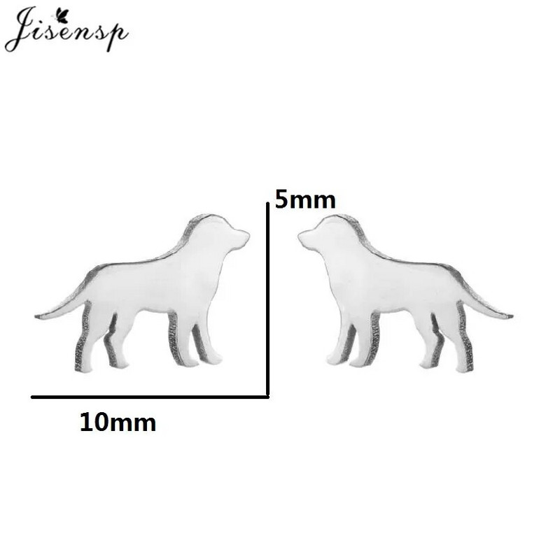 Mazie dzīvnieka auskari Vairāki nerūsējošā tērauda auskari sievietēm Truša pele Čūska Jauki Auskari Kaķis Suns Kniedes Punk Dāvanas