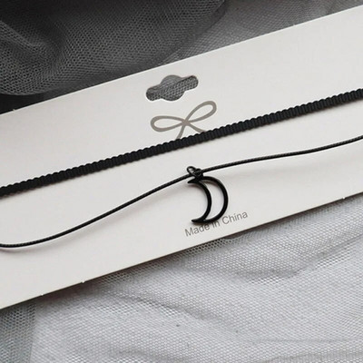 Κορεατική μόδα βελούδινο κολιέ τσόκερ για γυναίκες Vintage σέξι δαντελένιο κολιέ με μενταγιόν Gothic girl λαιμόκοψη αξεσουάρ