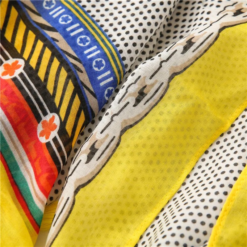 NOVO Modni jesenski ženski šal od viskoze Afrički etnički točkasti hidžab s resicama Hidžab za plažu Šalovi i omoti Echarpe Muslimanski hidžab