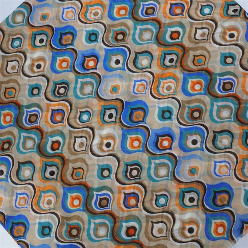 Šalovi od viskoze 180*90 cm za žene, modni apstraktni šareni šalovi s resicama i omotima, šalovi od pašmine Bufandas Muslim Sjaal