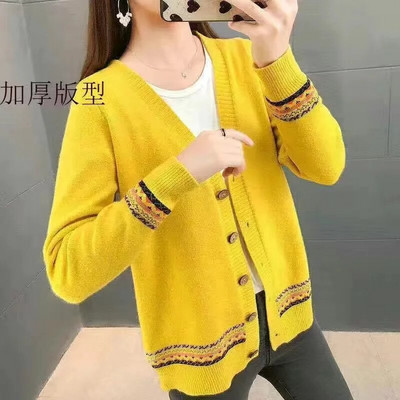 Džemperi s printom velike veličine 4xl, kardigani, ženske kauzalne, uske pletene jakne, elegantne vintage pletene kaputi, tanki malhas casaco