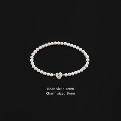 Nova klasična ženska narukvica u obliku srca, početno slovo AZ, temperament, 4 mm, ručno izrađena narukvica za žene, nakit, poklon