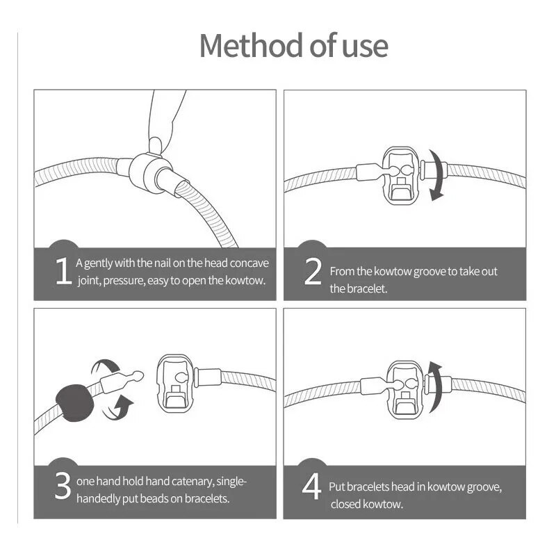 Oriģināla 19 cm sudraba čūskas ķēdes rokassprādze Droša sirds aizdares krelles piekariņi aproce sievietēm DIY rotaslietu izgatavošana