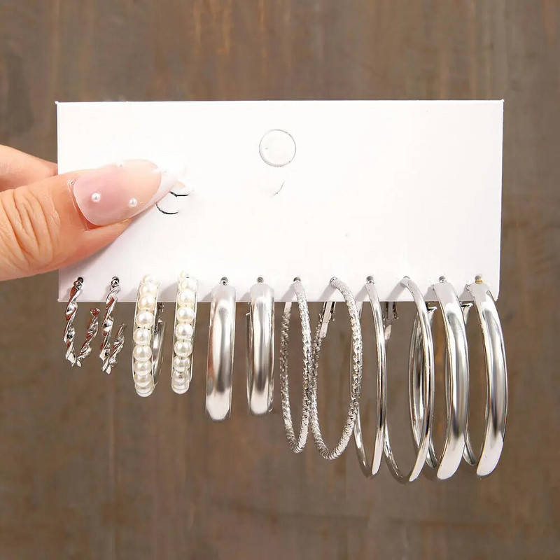 Σετ σκουλαρίκι Bohemia Vintage με κυκλικό κρίκο για γυναίκες Δωρεάν αποστολή Σκουλαρίκι Heart Butterfly Drop Ζιργκόν Σκουλαρίκια με καρφιά αυτιών