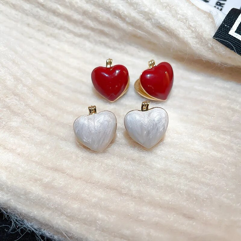 Nove ružičaste kavane okrugle emajlirane naušnice s nitnama za žene Modni nakit Vintage Boucle d'oreille Femme Brincos