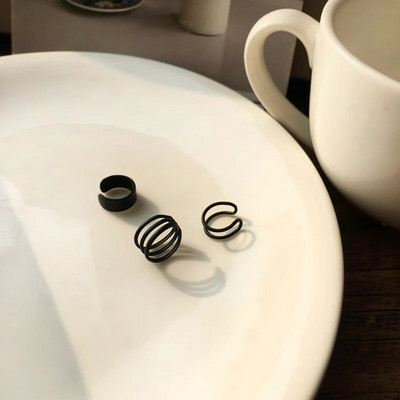 Κορεατική μόδας διπλής στρώσης μαργαριταρένια σκουλαρίκια με κλιπ για γυναίκες κορίτσια Πολυτελές κλιπ ζιργκόν για μανσέτες αυτιού χωρίς τρυπημένη μανσέτα στο αυτί Jewerly